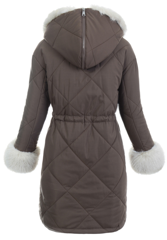 Parka Zimowa Parka Eftalia Brązowa