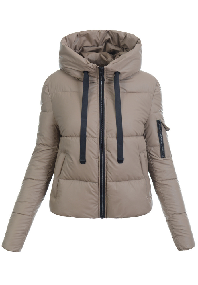Damska Kurtka Zimowa Hiacynta Cappuccino
