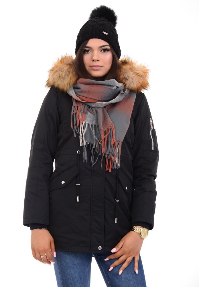 Szal Damski Czerwono-Zielony