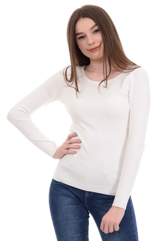 Damski Sweter Biały