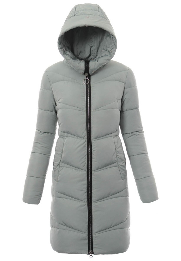 Damska Zimowa Kurtka Ortalionowa Klementyna Miętowa