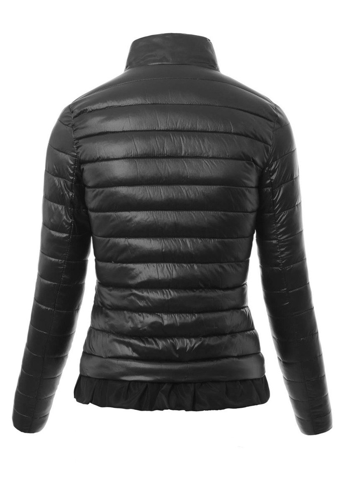 Damska Wiosenna Kurtka Czarna