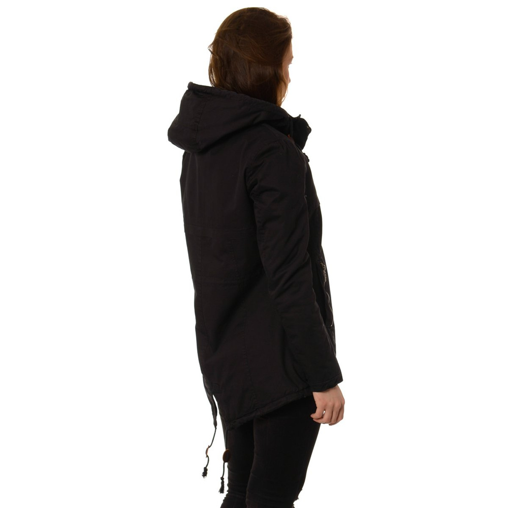 Kurtka Parka Wiosenna Czarna