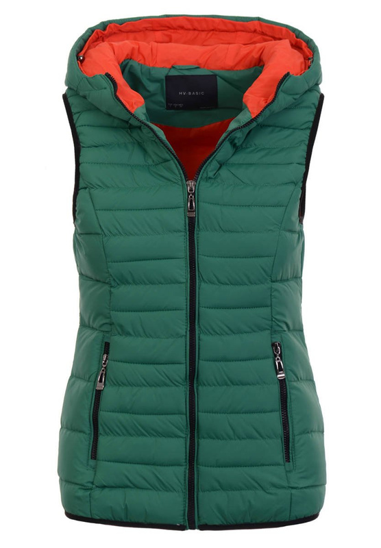 Damska Kamizelka Bezrękawnik Basia Zielona
