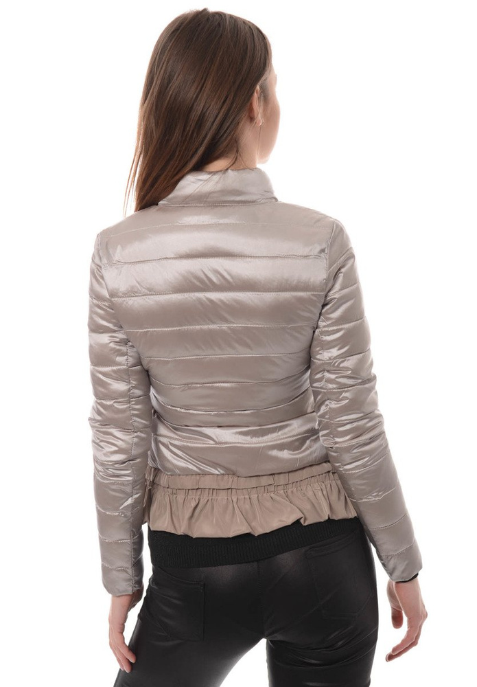 Damska Kurtka Parka Wiosenna Beżowa