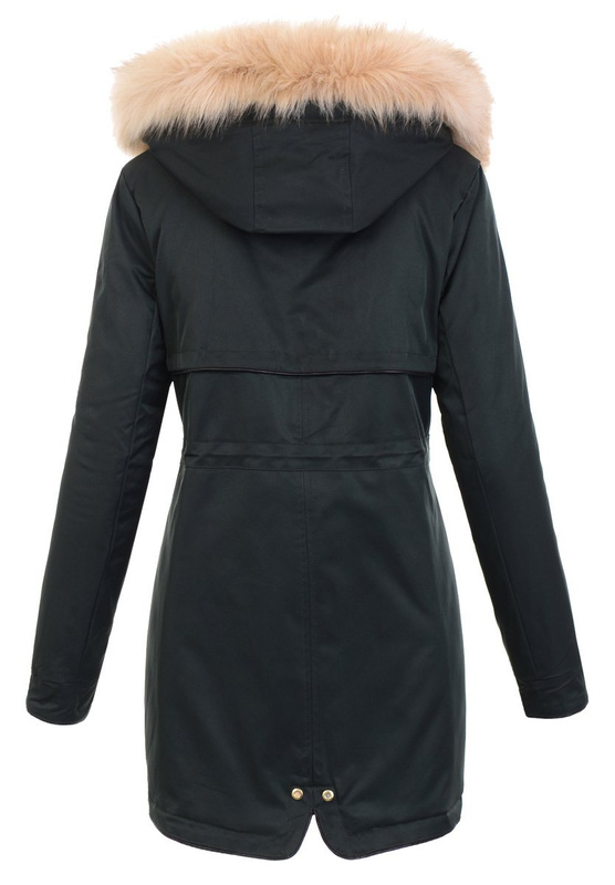 Damska Kurtka Parka Kinga Butelkowa Zieleń