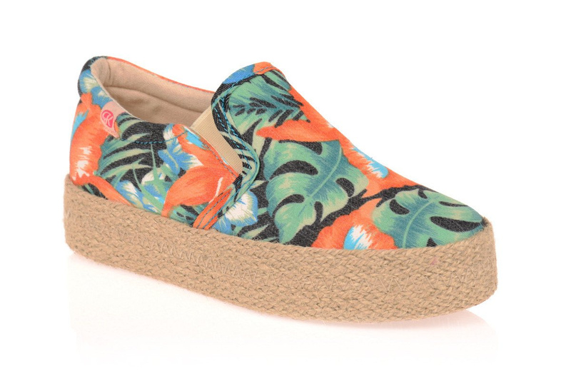 Trampki Espadryle Slip On Kylie Kwieciste