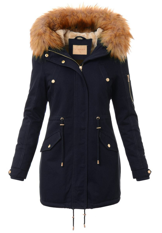 Damska Kurtka Granatowa