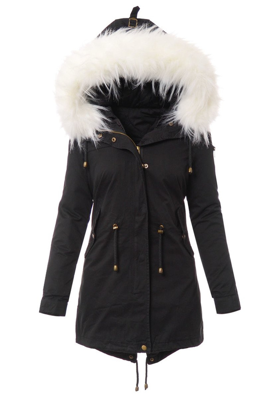 Parka Zimowa 2w1 Czarna