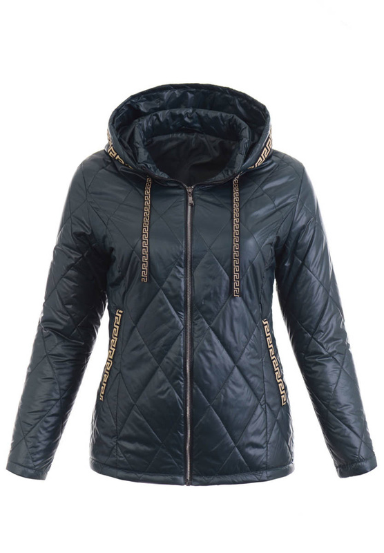 Damska Wiosenna Kurtka Ludmiła Zielona