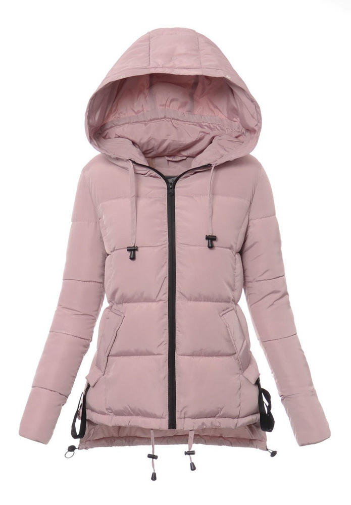 Damska Zimowa Kurtka Ortalionowa Różowa