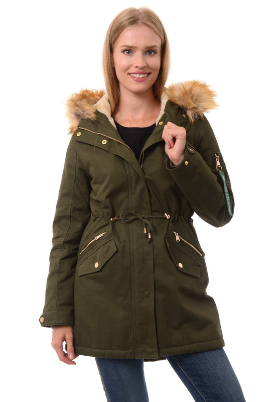 Damska Kurtka Zielona