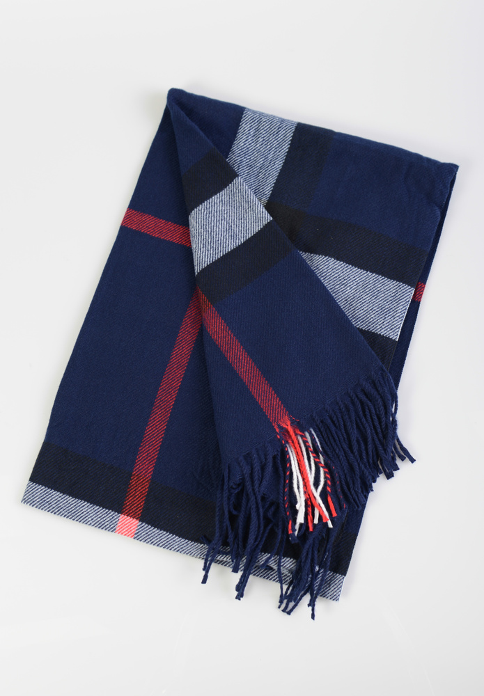 Szal Damski Granatowy