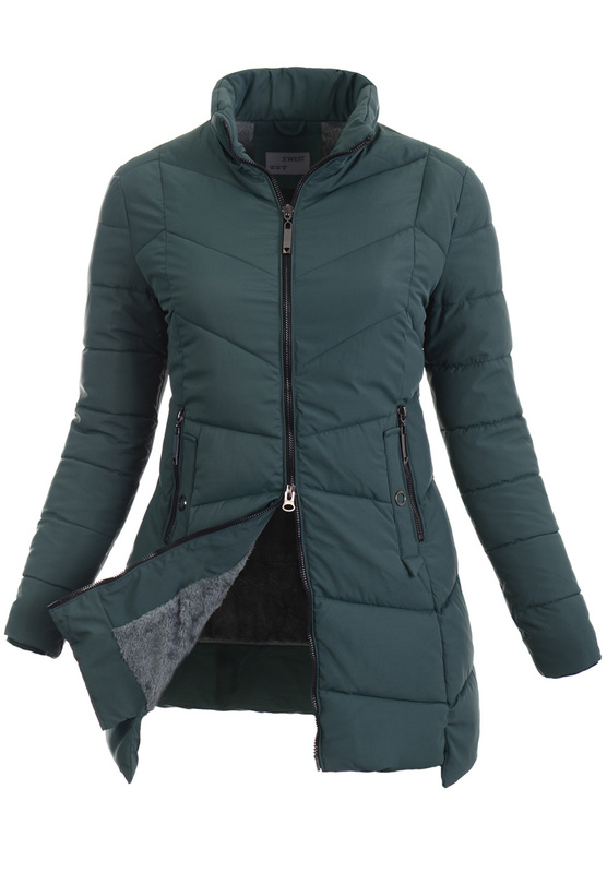 Damska Kurtka Pikowana Kasandra Zielona