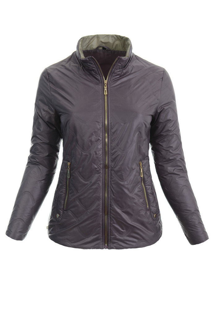 Damska Kurtka Przejściowa Wiosenna Pelagia Fioletowa