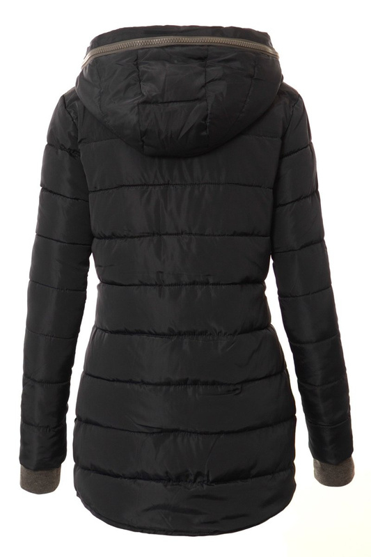 Damska Zimowa Ortalionowa Kurtka Carina Granatowa