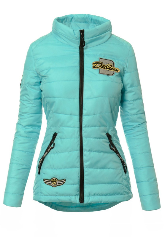 Damska Jesienna Wiosenna Kurtka Mery Morska