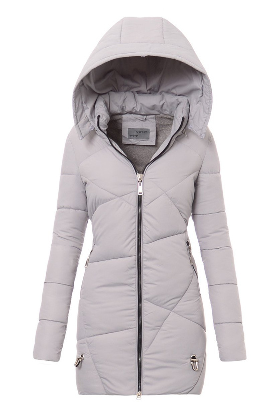 Kurtka Zimowa Julia Szara