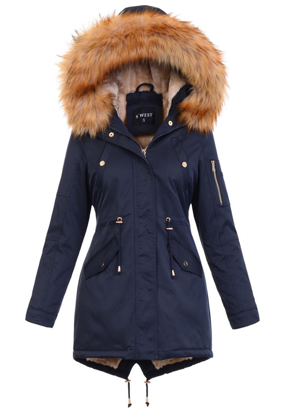 Parka Zimowa Pola Granatowa