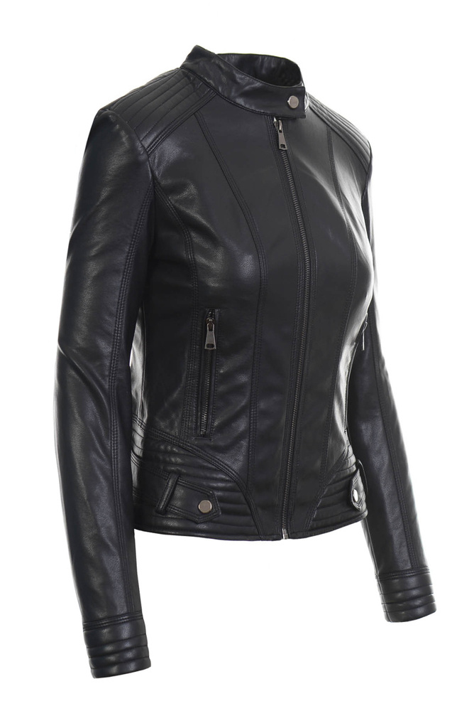 Damska Kurtka Ramoneska Karolina Czarna