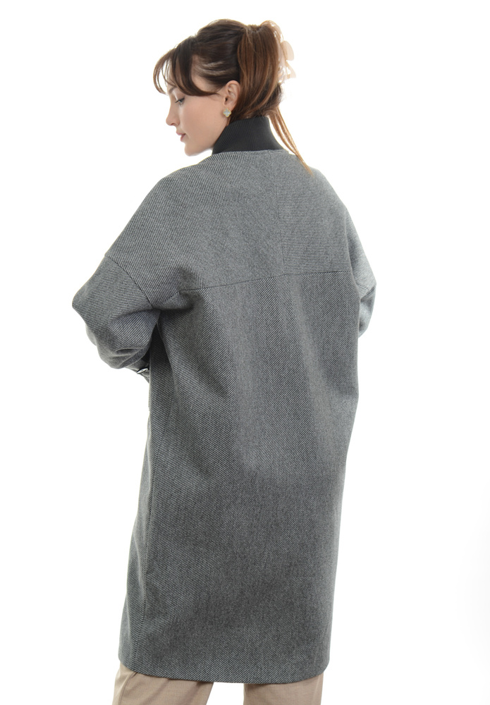 Damska Płaszcz Przejściowy Diana Czarny