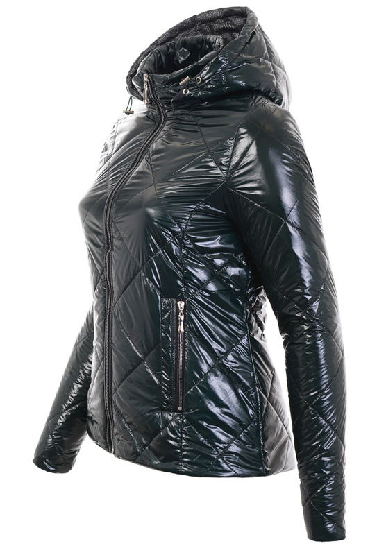 Damska Wiosenna Kurtka Stefania Ciemno Zielona