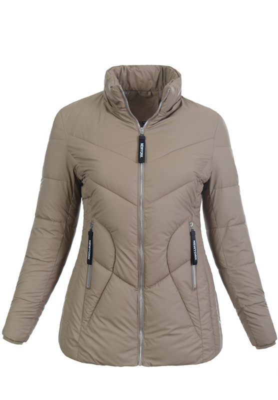 Damska Kurtka Ortalionowa Augustyna Cappuccino