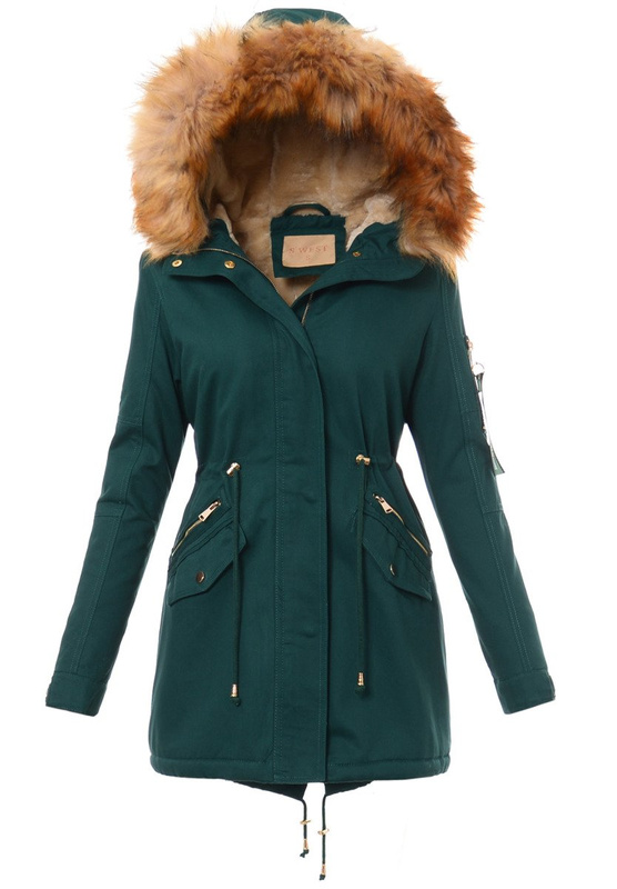 Damska Kurtka Zielona