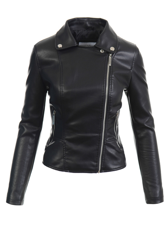 Damska Kurtka Ramoneska Edyta Czarna