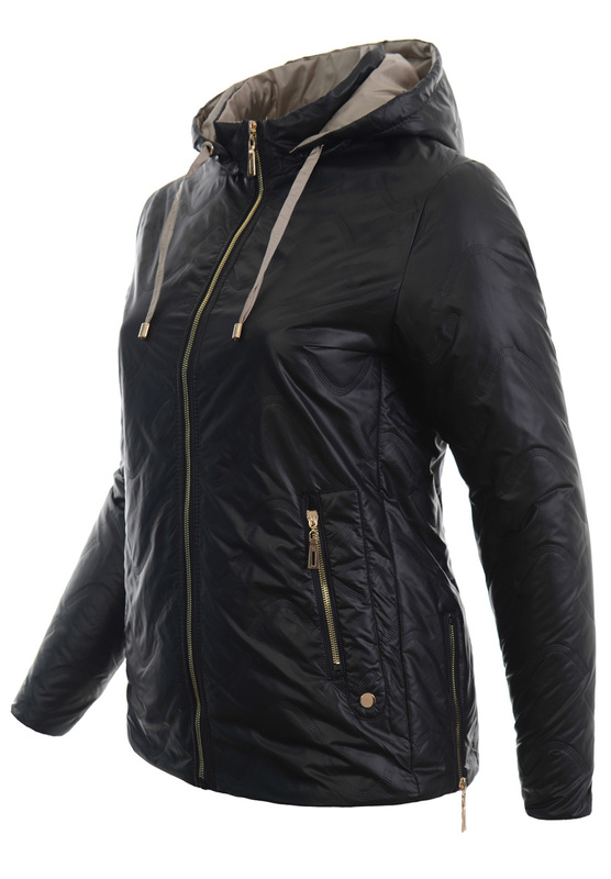 Damska Kurtka Przejściowa Wiosenna Pelagia Czarna