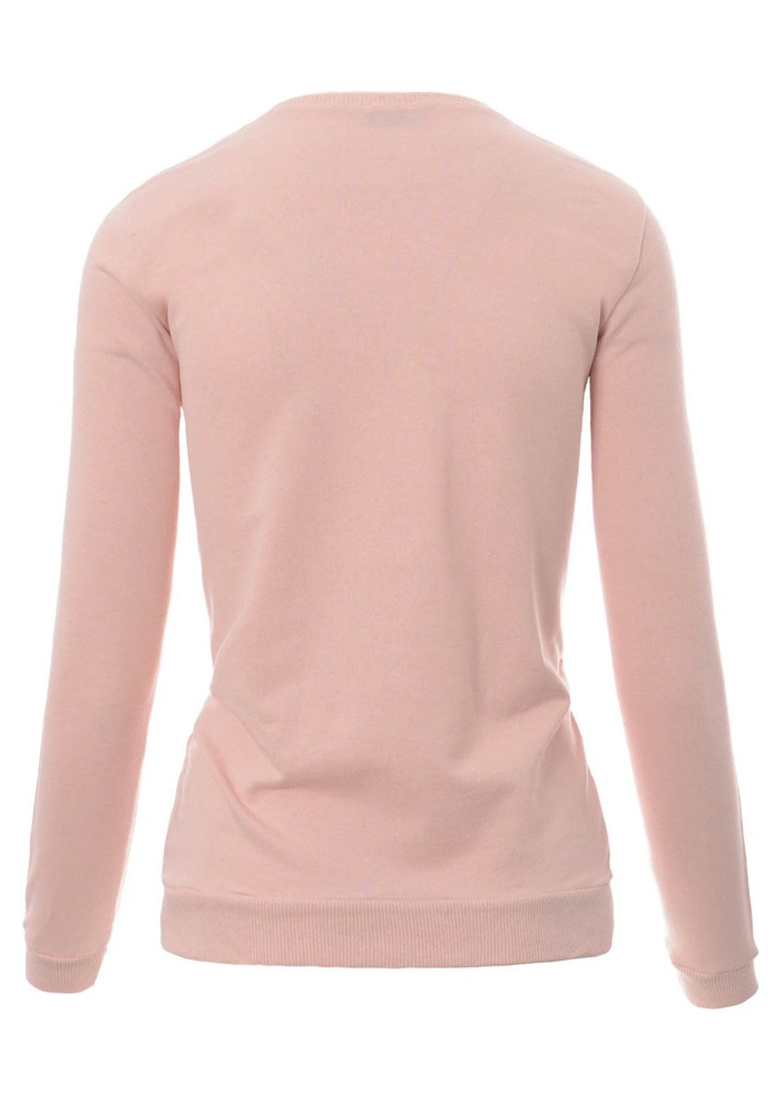 Damska Bluza Bawełniana Nadruk California 68 Jasno Różowa