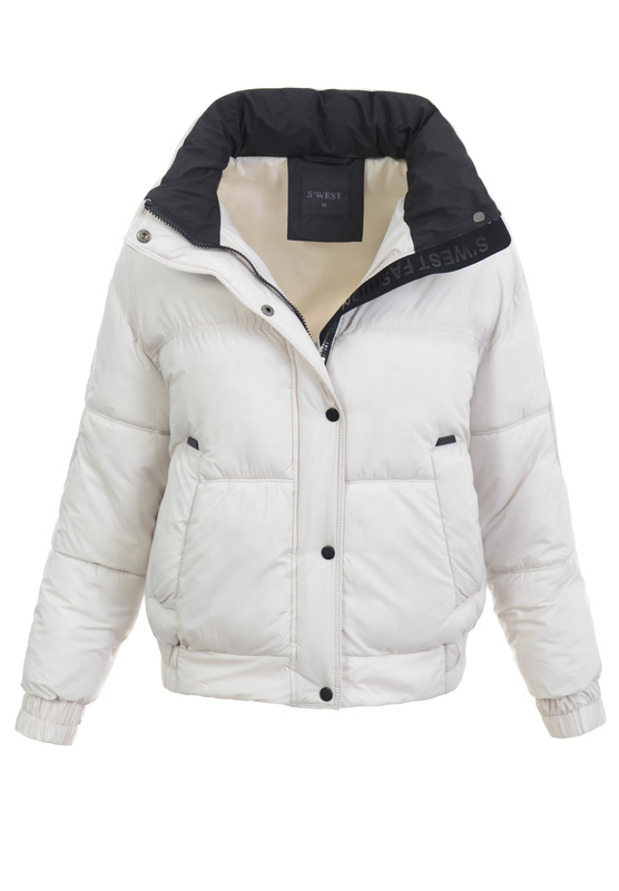 Damska Kurtka Zimowa Karen Ecru