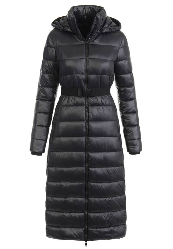 Damska Kurtka Ortalionowa Długa Felicja Czarna
