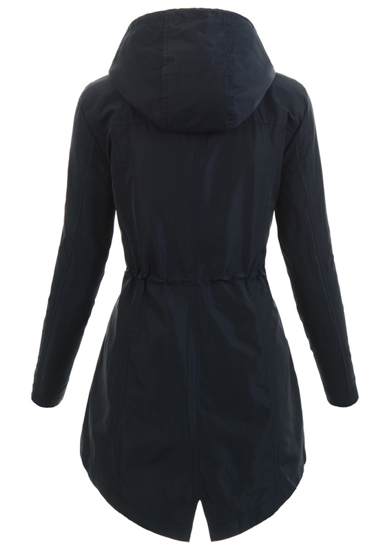 Damska Kurtka Parka Wiosenna Nadia Granatowa