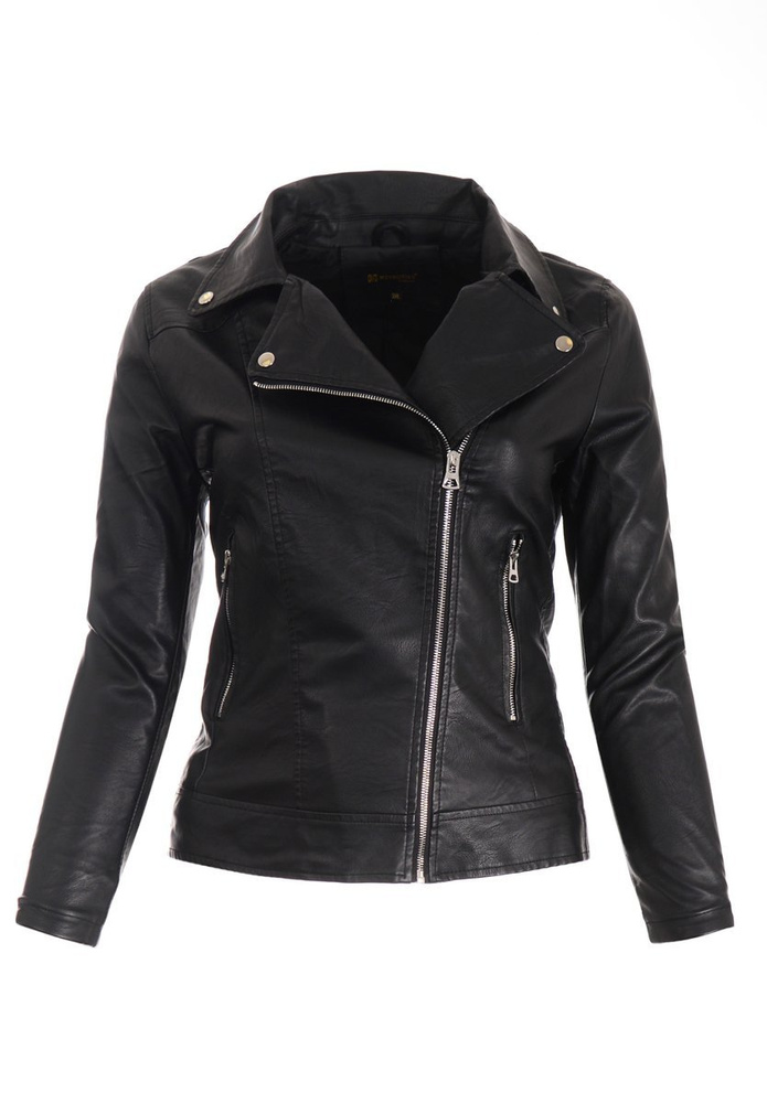 Damska Kurtka Ramoneska Izabela Czarna