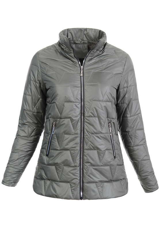 Damska Kurtka Zimowa Czesława Zielona