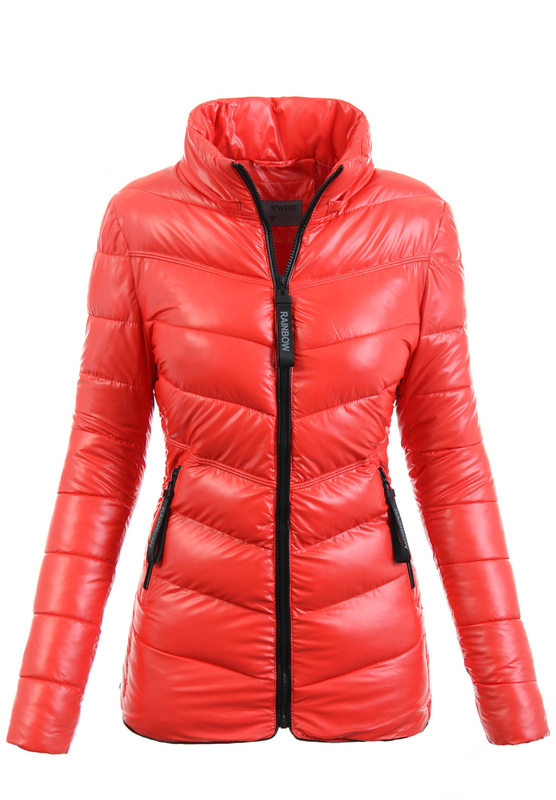 Damska Kurtka Zimowa Emily Czerwona