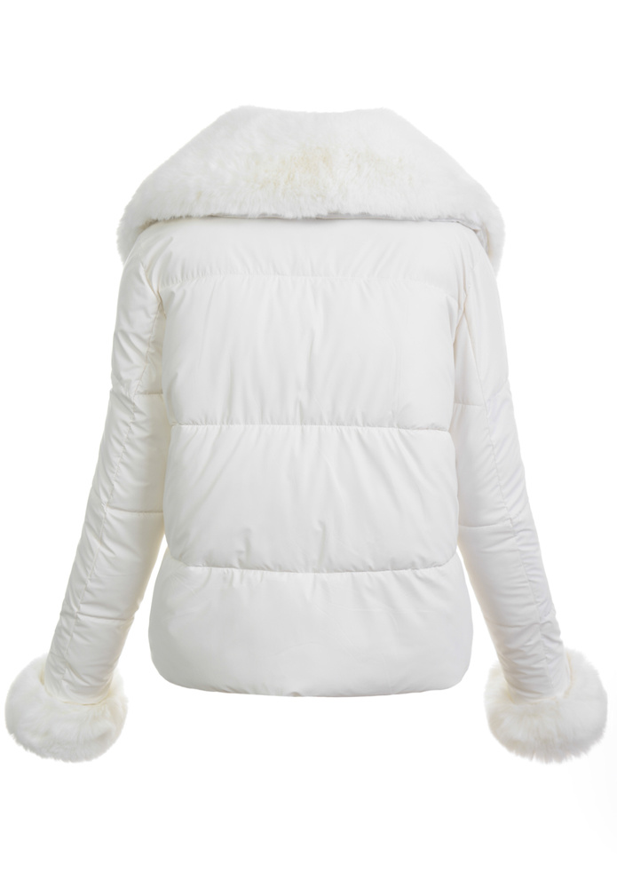 Damska Kurtka Zimowa Bogumiła Ecru