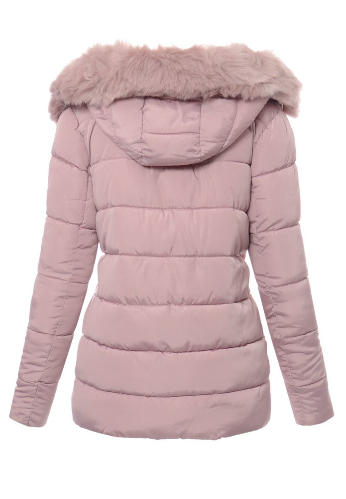 Damska Zimowa Kurtka Ortalionowa Różowa