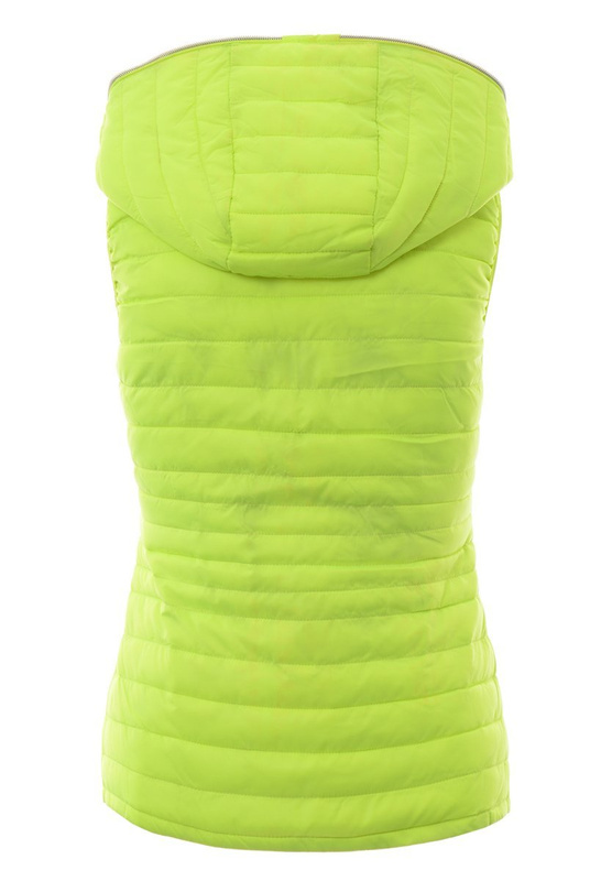 Damska Kamizelka Bezrękawnik Żółta