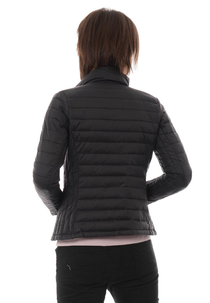 Damska Wiosenna Kurtka Czarna