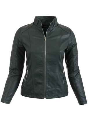 Damska Kurtka Ramoneska Gaja Zielona