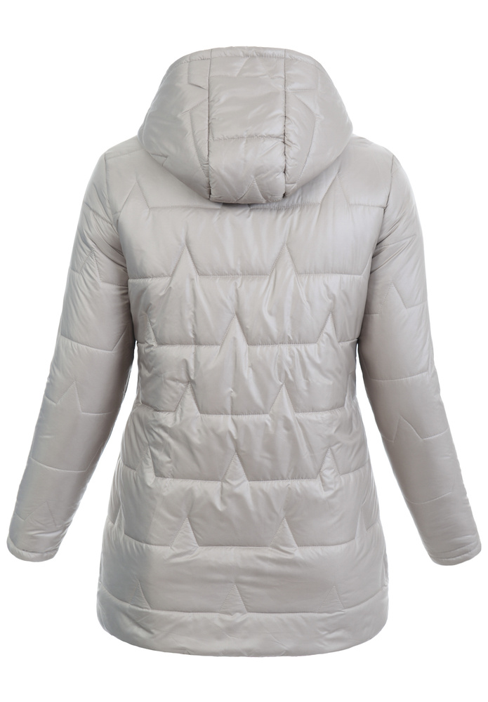 Damska Kurtka Zimowa Apolonia Jasno Beżowa