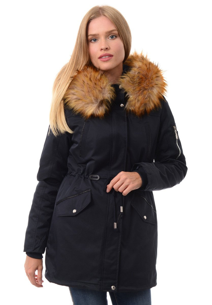 Damska Kurtka Parka 2w1 Amelia Granatowa