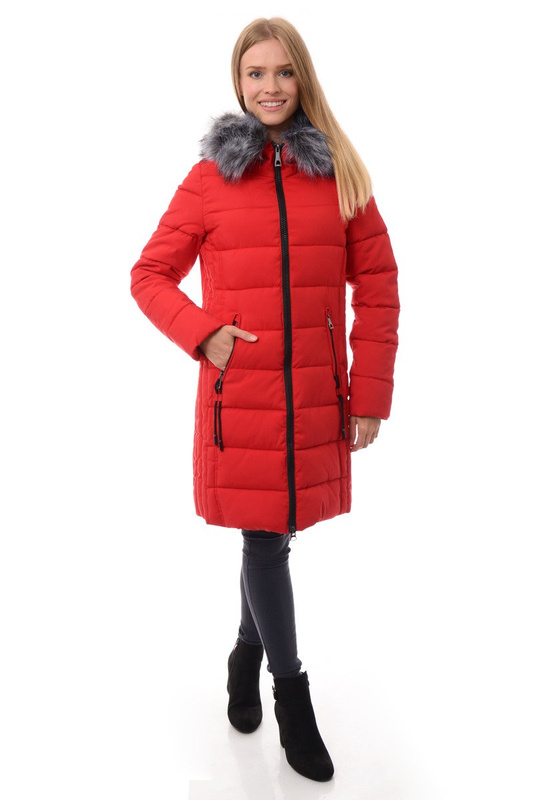 Kurtka Zimowa Karolina Czerwona