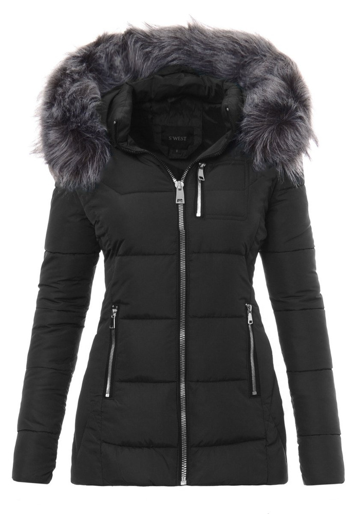 Kurtka Zimowa Joanna Czarna