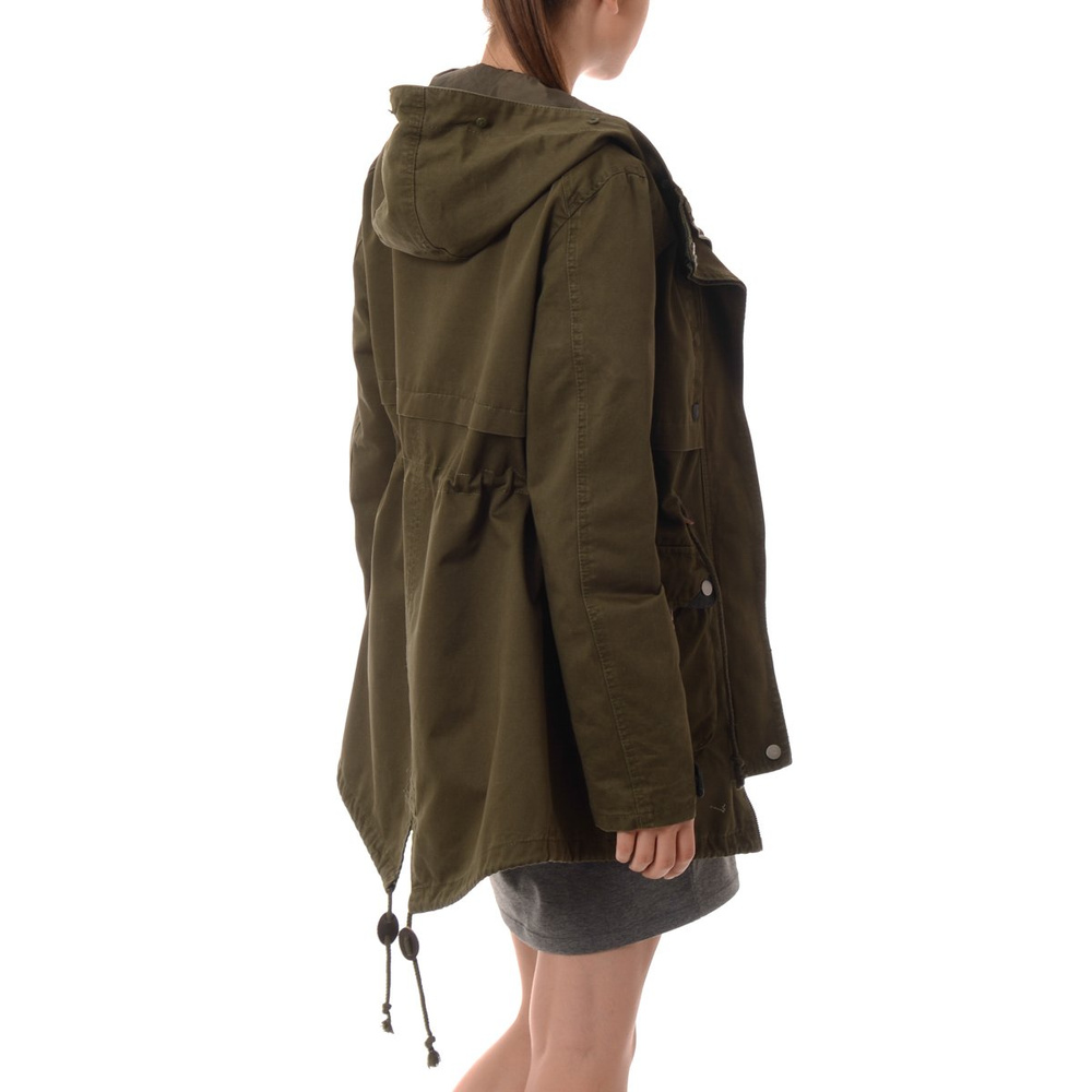 Damska Parka Kurtka Wiosenno Zimowa 2w1 Benita Zielona