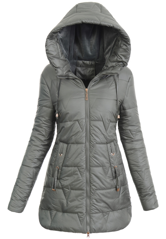 Damska Kurtka Zimowa Alina Zielona