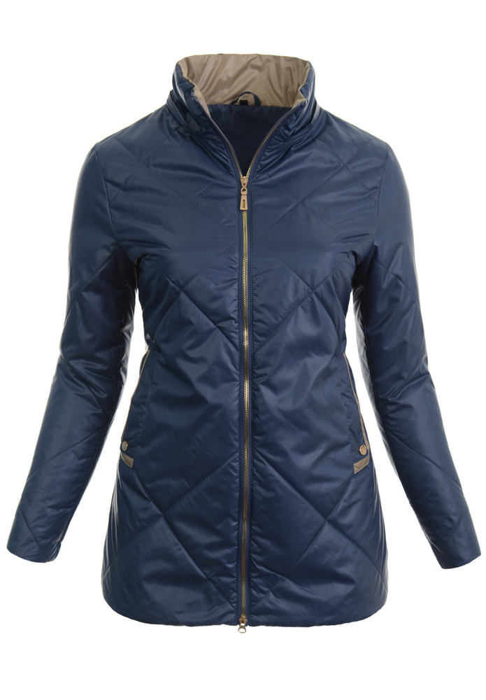 Damska Kurtka Przejściowa Wiosenna Oktawia Niebieska