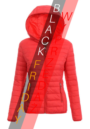 Damska Wiosenna Kurtka Gloria Czerwona